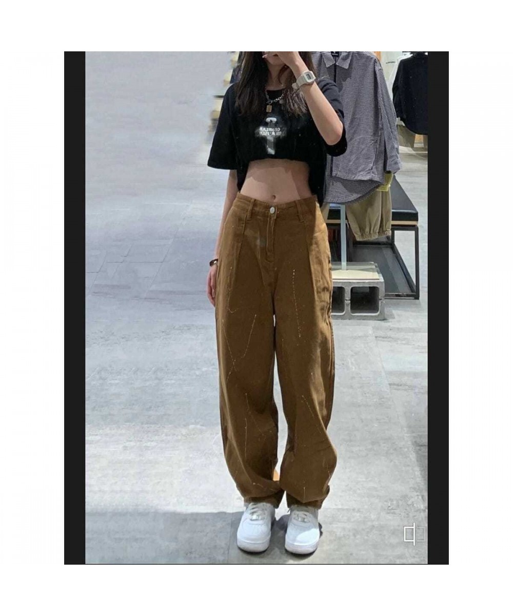 Wide Leg Jeans Women Streetwear Vintage Students Baggy Leisure Spring Bottom Full Length Mujer Daily All-match BF Popular Fem...