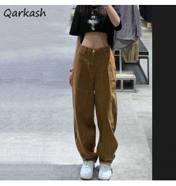 Wide Leg Jeans Women Streetwear Vintage Students Baggy Leisure Spring Bottom Full Length Mujer Daily All-match BF Popular Fem...