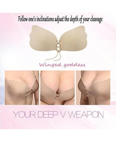 Invisible Strapless Adhesive Stick Bra Strapless Push Up Bras Women Sexy Backless Lingerie Seamless Silicone Bralette Underwe...