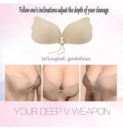 Invisible Strapless Adhesive Stick Bra Strapless Push Up Bras Women Sexy Backless Lingerie Seamless Silicone Bralette Underwe...