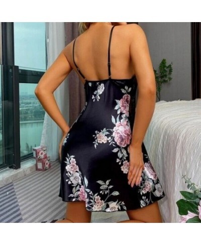 Sexy Nighties Lace Nightgown Women Sleepwear Deep V Neck Sleeveless Backless Lingerie Dress Female Nightwear Exotic $21.26 - ...