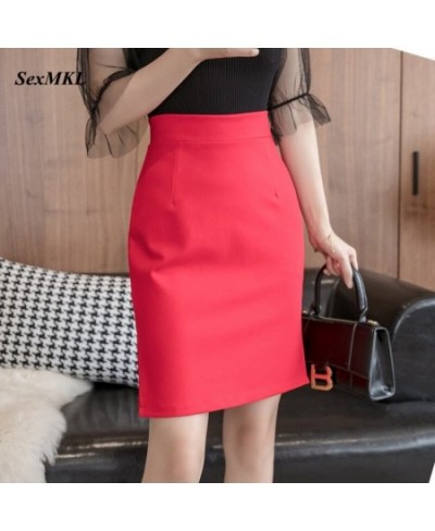 Oversized Summer Skirts Womens 2023 Fashion Red High Waist Pencil Skirt Women Clothes Korean Sexy Office Bodycon Black Skirt ...