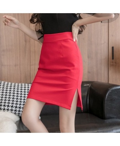 Oversized Summer Skirts Womens 2023 Fashion Red High Waist Pencil Skirt Women Clothes Korean Sexy Office Bodycon Black Skirt ...