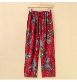 Cotton Linen Home Service Trousers Female Spring Summer Thin Cotton Outside Wear Sweat Pants Women $31.47 - Pants & Capris