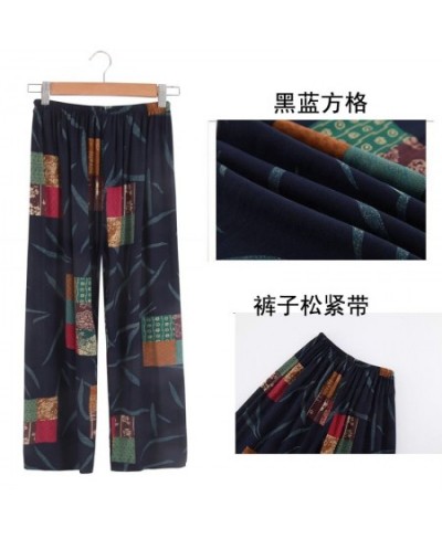 Cotton Linen Home Service Trousers Female Spring Summer Thin Cotton Outside Wear Sweat Pants Women $31.47 - Pants & Capris