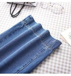 Korean Fashion Wide Leg Jeans Women High Waist Denim Pants Elegant Design Baggy Trousers Mother Spring Ankle Length Vaqueros ...