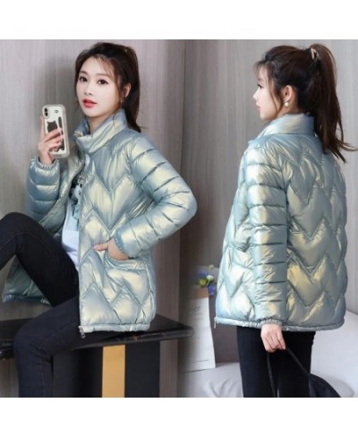 Winter Glossy Cotton Coat Women Warm Thick Cotton Padded Jacket 2022 New Winter Coat Women's Parkas Korean Loose Female Outwe...