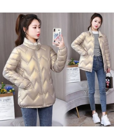 Winter Glossy Cotton Coat Women Warm Thick Cotton Padded Jacket 2022 New Winter Coat Women's Parkas Korean Loose Female Outwe...