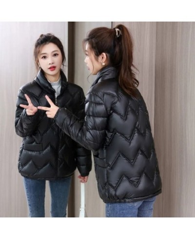 Winter Glossy Cotton Coat Women Warm Thick Cotton Padded Jacket 2022 New Winter Coat Women's Parkas Korean Loose Female Outwe...