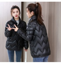 Winter Glossy Cotton Coat Women Warm Thick Cotton Padded Jacket 2022 New Winter Coat Women's Parkas Korean Loose Female Outwe...