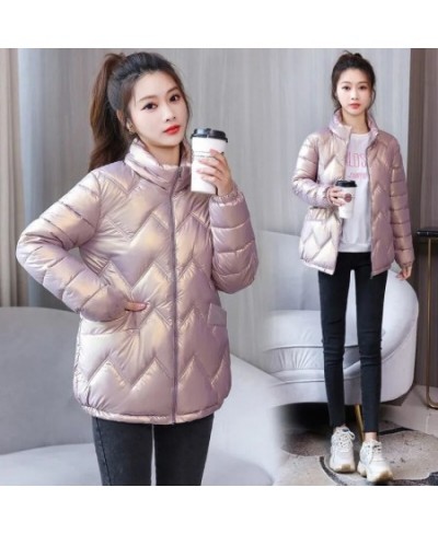 Winter Glossy Cotton Coat Women Warm Thick Cotton Padded Jacket 2022 New Winter Coat Women's Parkas Korean Loose Female Outwe...