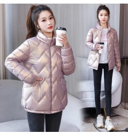 Winter Glossy Cotton Coat Women Warm Thick Cotton Padded Jacket 2022 New Winter Coat Women's Parkas Korean Loose Female Outwe...