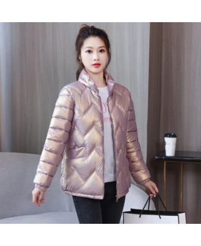 Winter Glossy Cotton Coat Women Warm Thick Cotton Padded Jacket 2022 New Winter Coat Women's Parkas Korean Loose Female Outwe...