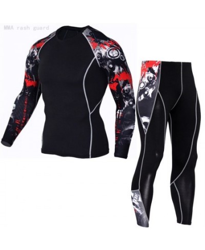 Tracksuit Women Jogging skin care kits Fitness leggings MMA Rashard kit Compression Sportswear Women's suit Winter Thermal $4...