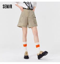 Casual Pants Women Textured Overalls Handsome 2023 Summer New Style Crotch Slim Shorts Simple Fashion $34.82 - Bottoms