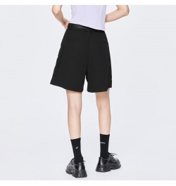 Casual Pants Women Textured Overalls Handsome 2023 Summer New Style Crotch Slim Shorts Simple Fashion $34.82 - Bottoms