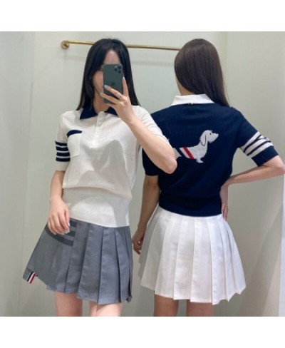 Y2k Clothes Tops Graphic Knit T Shirts Women Cothing 2022 Summer Clothes For Womens Kawaii Harajuku Korea Fashion Short Sleev...