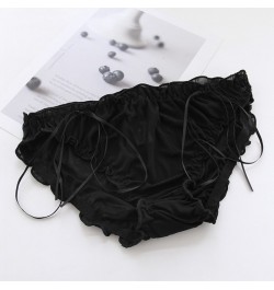 New Style Black Japanese Ladies Briefs Lace Bow Sexy Fashion Translucent Cute Large Size Mesh Personality Trend Cute $12.83 -...