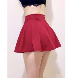 Women's skirt faldas jupe mini skirts ropa Sexy clothes solid color pleated skirt opaque dance yoga swing folds ultrashort 30...