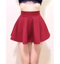 Women's skirt faldas jupe mini skirts ropa Sexy clothes solid color pleated skirt opaque dance yoga swing folds ultrashort 30...