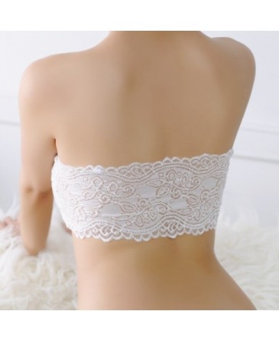 Fashion Girls Lace Chest Wrap Stretch Bandeau Strapless Bra Padded Tube Tops Lingerie Sutia Soutien Gorge Sosten $10.77 - Und...