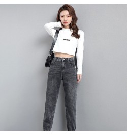 Female Street Jeans 2022 New High Waist Ankle Ninth Jeans Women's Sports Pants Summer Korean Ladies Casual Slim Fit Harem Pan...