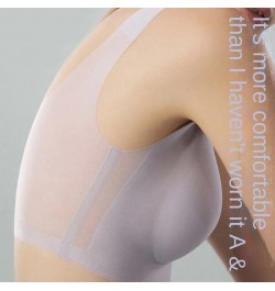 Ice Silk Seamless Underwear Ladies No Steel Ring Anti-sagging Large Size Beautiful Back Bra Women Ultra-thin $22.17 - Underwear