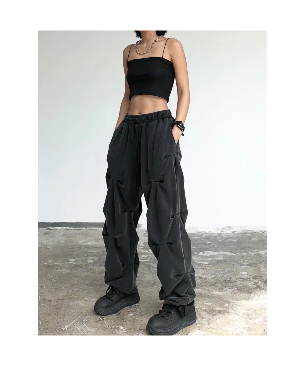 Women Streetwear Pants Black Hip Hop 2022 Cargo Harajuku Baggy Sweatpants Joggers $29.07 - Bottoms