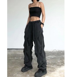 Women Streetwear Pants Black Hip Hop 2022 Cargo Harajuku Baggy Sweatpants Joggers $29.07 - Bottoms