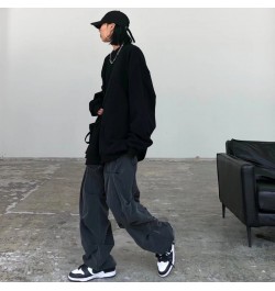 Women Streetwear Pants Black Hip Hop 2022 Cargo Harajuku Baggy Sweatpants Joggers $29.07 - Bottoms