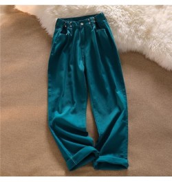 Y2K New American Retro Hong Kong Style High Waist Wide-Leg Women Jeans Spring Ins Loose Straight Mop Pants Joker Wide-Leg Pan...