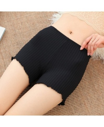 Striped Safety Briefs Ladies Shorts Seamless Hip Underwear Summer Shorts Home Outdoor Party Skirt Base Short Pants Women $14....