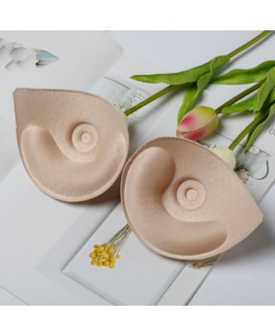 1 Pair/Lot Women Intimates Accessories Triangle Sponge Swimsuit Breast Push Up Padding Chest Enhancers Bra Foam Insert $11.89...