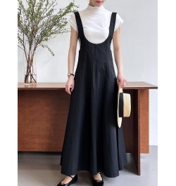 Black Color Fashion Women Long Skirt Summer High Waist Ball Gown Skirts $64.84 - Skirts