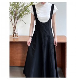 Black Color Fashion Women Long Skirt Summer High Waist Ball Gown Skirts $64.84 - Skirts