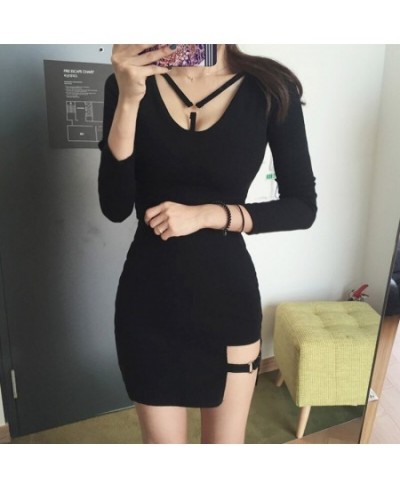 Summer Women High Waist Mini Skirt Sexy Female Hollow Out Asymmetric Metal Ring Cotton Hip Skirts Irregular Lady Pencil Skirt...