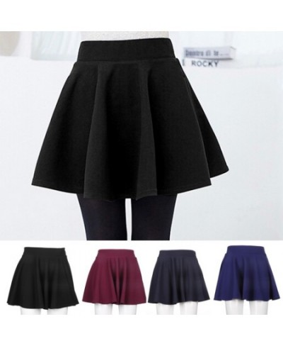 2023 Summer Fashion female mini Skirt sexy Skirt for Girl lady Korean Short Skater Women Clothing Bottoms Red Black Skirt $20...