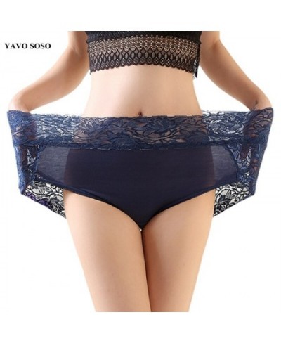 High Quality Sexy Lingeries Briefs Women Underwear plus size 7XL Big Size Lace High Waist Women's Panties $14.02 - Underwear