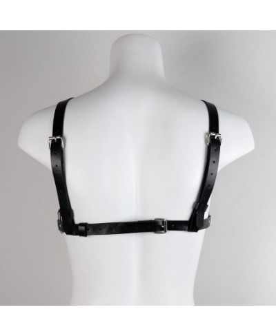 Sexy Woman Lingerie Leather Pentagram Harness Goth Sock Garter Bondage Body Cage Bra Waist Belt Straps Suspenders $25.19 - Un...