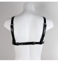 Sexy Woman Lingerie Leather Pentagram Harness Goth Sock Garter Bondage Body Cage Bra Waist Belt Straps Suspenders $25.19 - Un...