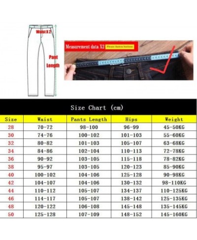 Fashion 10XL Oversize Jeans Men Fat Loose Trousers Casual Cargo Pants Jeans Men Black Baggy Jeans Comfortable Work Daily Jean...