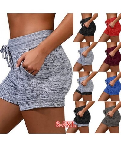 shorts women harajuku yoga movement carry buttock fitness pants tall waist stretch yoga pants shorts feminino ZCKZ09 $23.06 -...