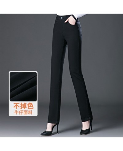 Black Jeans Women's Loose High Waist Slim Straight-leg Pants 2022 Spring and Autumn Women's Trousers High Waisted Jeans $66.1...