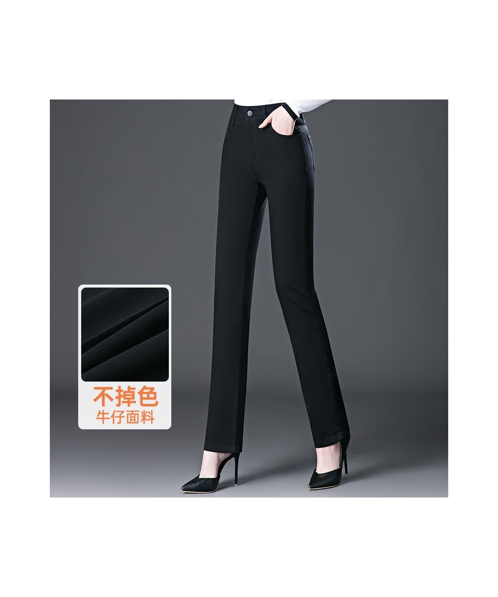 Black Jeans Women's Loose High Waist Slim Straight-leg Pants 2022 Spring and Autumn Women's Trousers High Waisted Jeans $66.1...