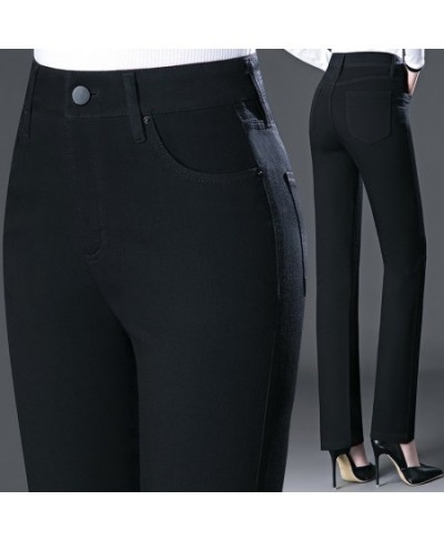 Black Jeans Women's Loose High Waist Slim Straight-leg Pants 2022 Spring and Autumn Women's Trousers High Waisted Jeans $66.1...