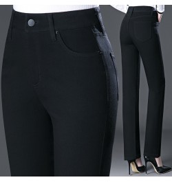 Black Jeans Women's Loose High Waist Slim Straight-leg Pants 2022 Spring and Autumn Women's Trousers High Waisted Jeans $66.1...