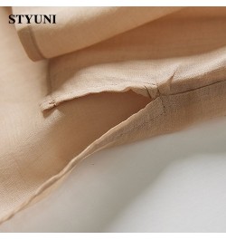 Embroidery Striped Round-Neck Linen Casual Women's Vest Shirt 2022 Summer Sleeveless Tank Tops Lightweight Korean Fashion $34...