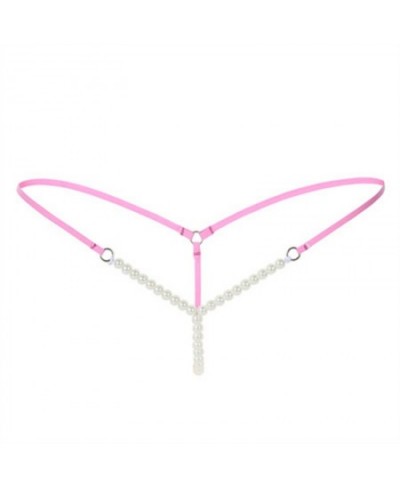 Female Sexy Pearl G-string Elastic Seamless Briefs Thongs Briefs Underwear G-string Nightwear Women's Fashion Panties Underwe...