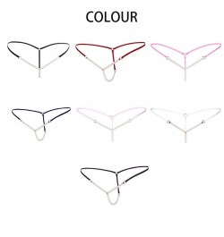 Female Sexy Pearl G-string Elastic Seamless Briefs Thongs Briefs Underwear G-string Nightwear Women's Fashion Panties Underwe...