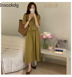 Spring Autumn Fashion Retro Suit Women's Khaki Short Suit Jacket+skirt Two-piece Suit Skirt Office Wear Women Harajuku $82.50...